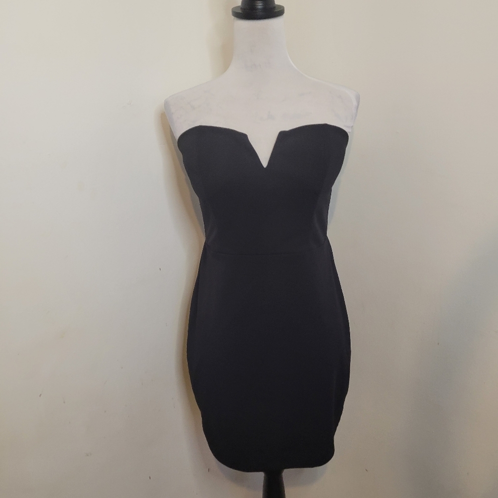 Bailey Blue Women's black Sleeveless Mini Bodycon Dress - Size XL